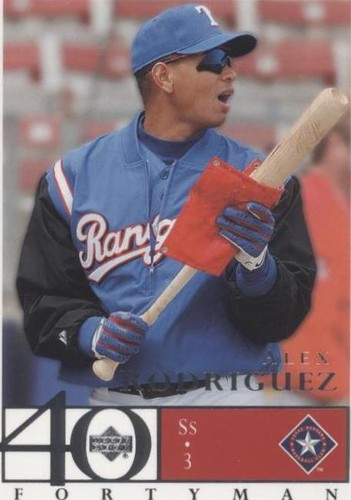 2003 Upper Deck 40 Man - Alex Rodriguez #179