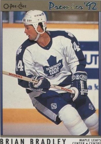 1991-92 O-Pee-Chee Premier - Brian Bradley #190