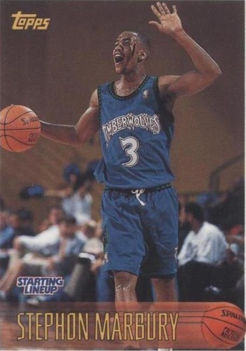 1996-97 Topps #177 Stephon Marbury RC Timberwolves NBA Basketball