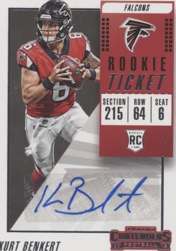 2018 Panini Contenders Kurt Benkert #305