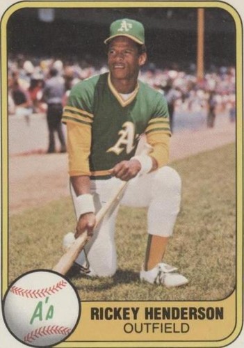 1981 Fleer - Rickey Henderson #574