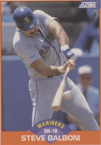 1989 Score - Steve Balboni #353