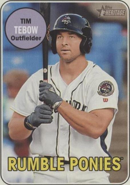 2018 Topps Heritage Minor League Edition - Tim Tebow #180