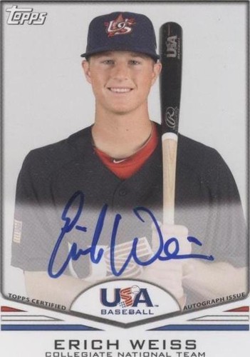2011 Topps USA Baseball Team - Erich Weiss #USA-A22