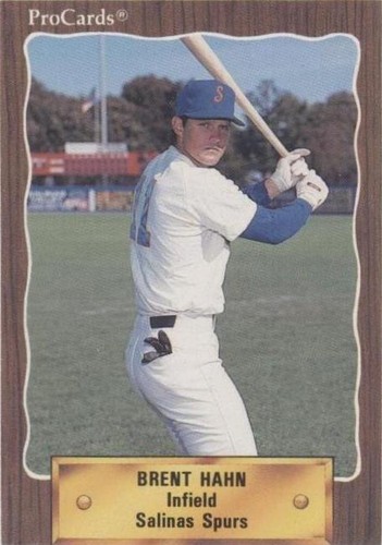 1990 ProCards Minor League - Brent Hahn #2725