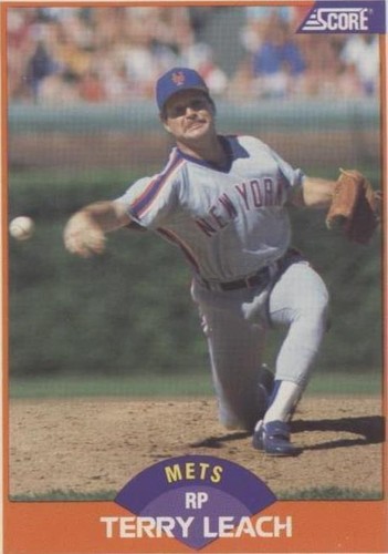 1989 Score - Terry Leach #431