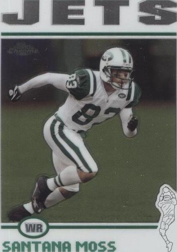 2004 Topps Chrome Santana Moss #77