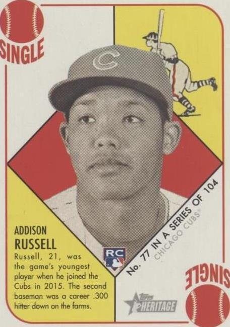 2015 Topps Heritage '51 - Addison Russell #77
