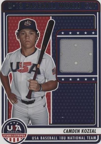 2023 Panini USA Baseball Stars & Stripes - Camden Kozeal #U18-CK