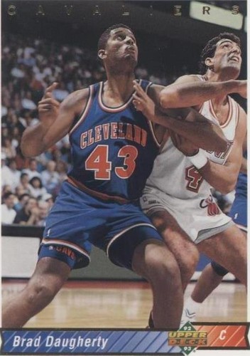 1992-93 Upper Deck International Italian - Brad Daugherty #125