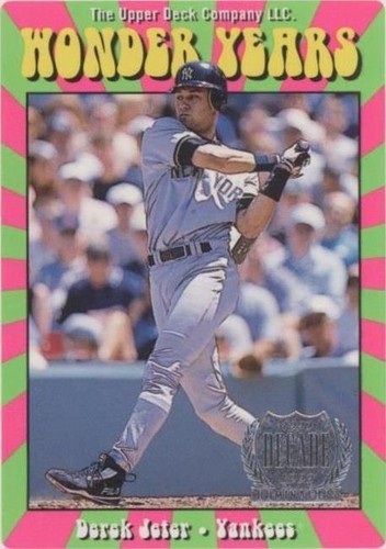 ☆激レア☆【upper deck】hit brigade DEREK JETER 1999 Upper Deck Hit Brigade Card Derek Jeter New York