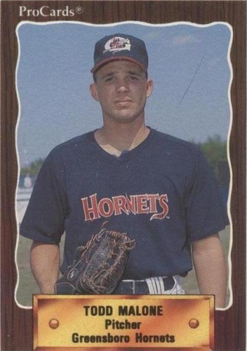 1990 CMC AAA/ProCards A & AA - Todd Malone #824