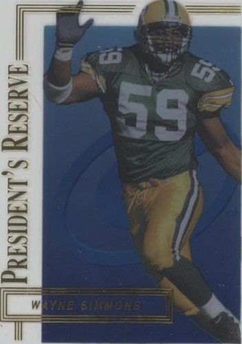 1996 Collector's Edge President's Reserve Wayne Simmons #73