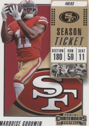2018 Panini Contenders Marquise Goodwin #15