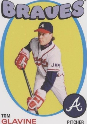トムグラビン　ニューヨークメッツ 2023 Topps TBT 13 1971 HOCKEY #39 TOM GLAVINE ATLANTA BRAVES