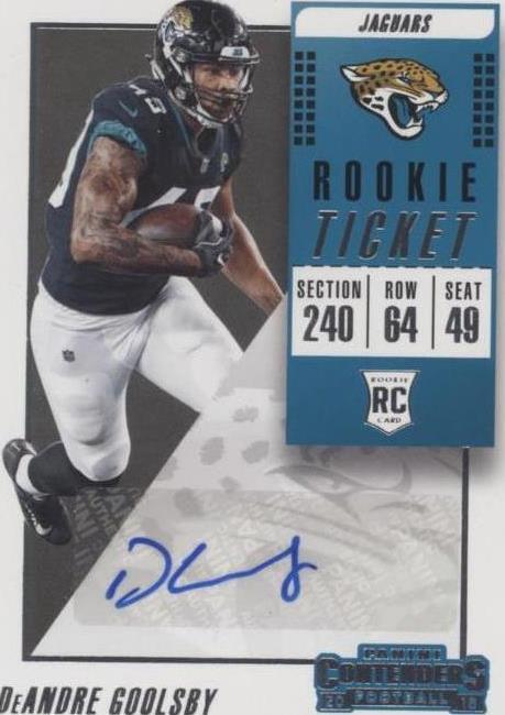 2018 Panini Contenders DeAndre Goolsby #314