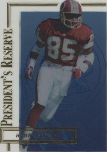 1996 Collector's Edge President's Reserve Henry Ellard #196