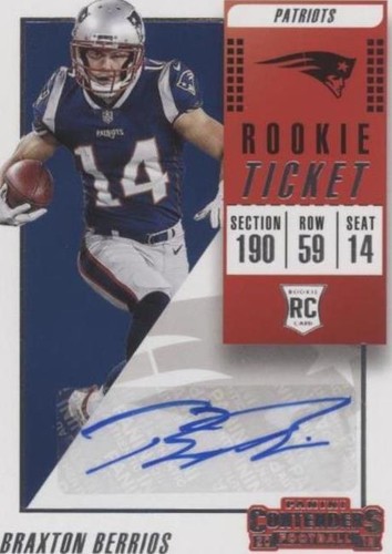 2018 Panini Contenders Braxton Berrios #191