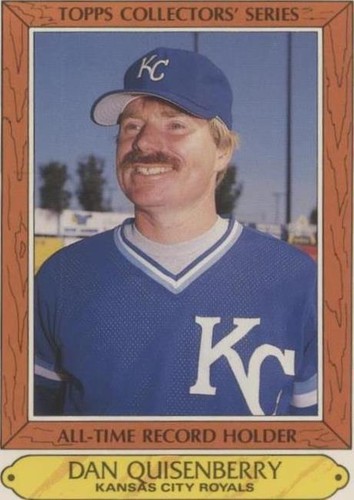 1985 Topps Woolworth's All-Time Record Holders - Dan Quisenberry #28