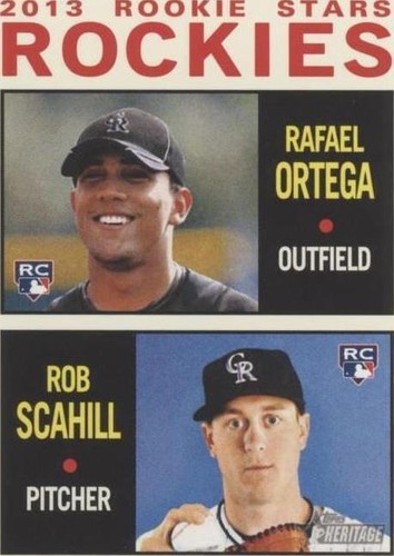 2013 Topps Heritage - Rafael Ortega Rob Scahill #378