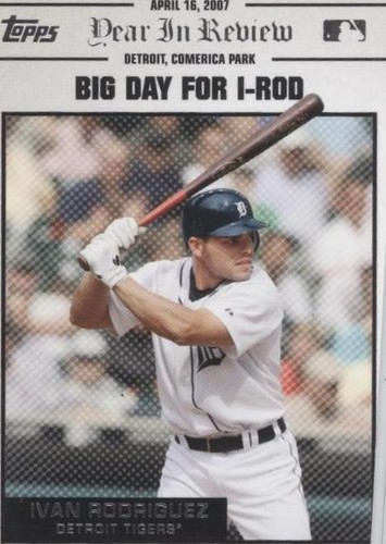 2008 Topps - Ivan Rodriguez #YR16