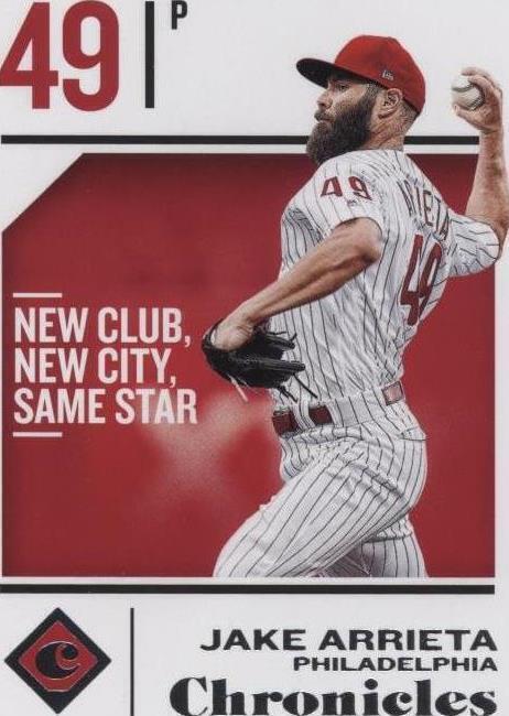 Panini Chronicles 2018 - Jake Arrieta #29