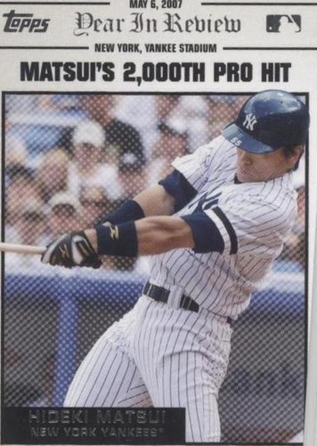 2008 Topps - Hideki Matsui #YR36