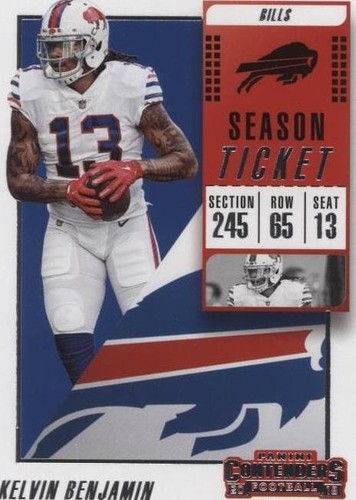 2018 Panini Contenders Kelvin Benjamin #89