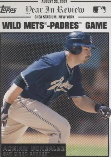 2008 Topps - Adrian Gonzalez #YR143