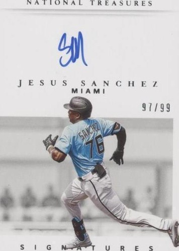 2021 Panini National Treasures - Jesus Sanchez #RS-JS