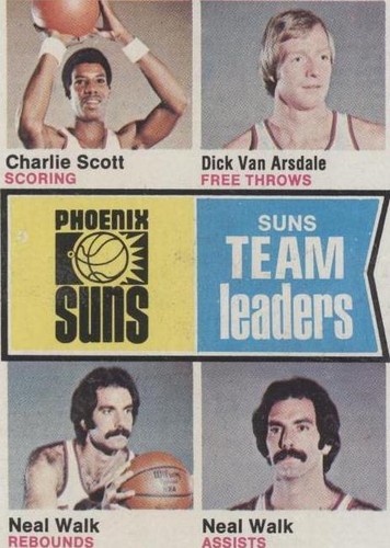 1974-75 Topps - Neal Walk/Dick Van Arsdale/Charlie Scott #95