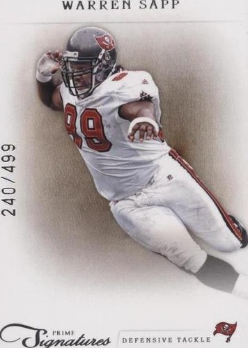 2011 Panini Prime Signatures Warren Sapp #173