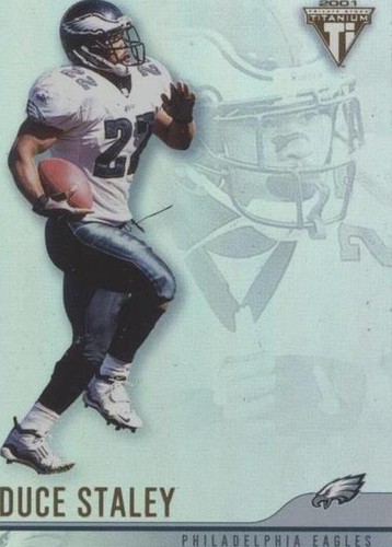 2001 Pacific Private Stock Titanium Duce Staley #103