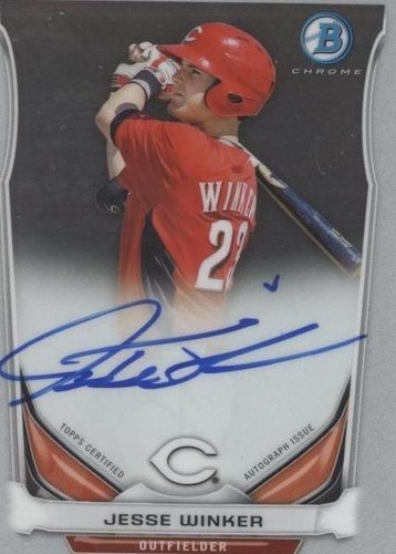 2014 Bowman - Jesse Winker #BCAP-JW
