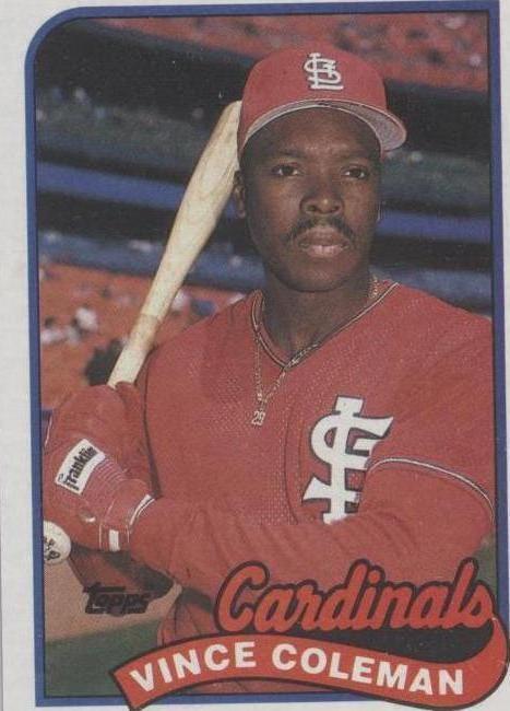 1989 Topps - Vince Coleman #90