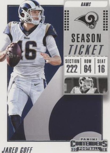 2018 Panini Contenders Jared Goff #45