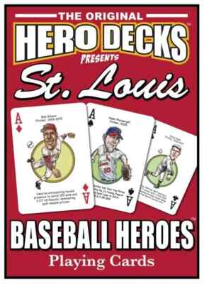 St Louis Cardinals Baseball Heroes The Original Hero Deck Playing Cards Fan MLB