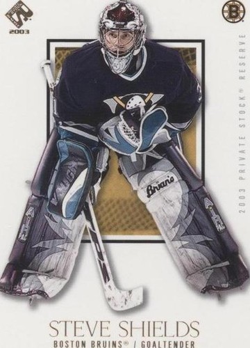 2002-03 Pacific Private Stock Reserve - Steve Shields #9