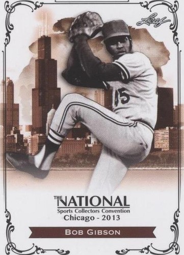 2013 Leaf National Convention - Bob Gibson #N-BG1