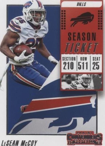 2018 Panini Contenders LeSean McCoy #88