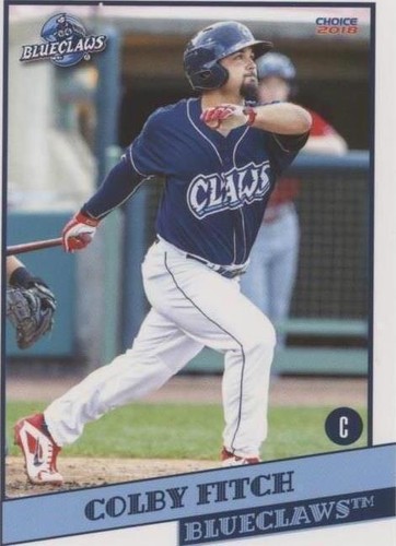 2018 Choice Lakewood Blueclaws - Colby Fitch #08