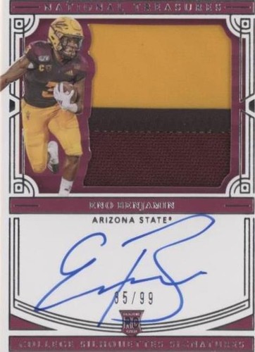 2020 Panini National Treasures Collegiate Eno Benjamin #135