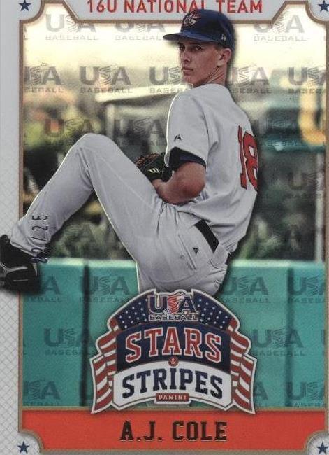2015 Panini Stars and Stripes Longevity - A.J. Cole #1
