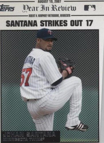 2008 Topps - Johan Santana #YR139