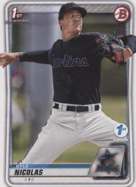 2020 Bowman Draft 1st Edition - Kyle Nicolas #BD-64