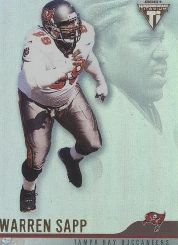 2001 Pacific Private Stock Titanium Warren Sapp #134