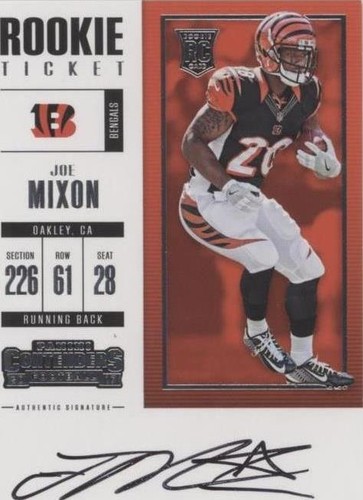 2017 Panini Contenders Joe Mixon #312
