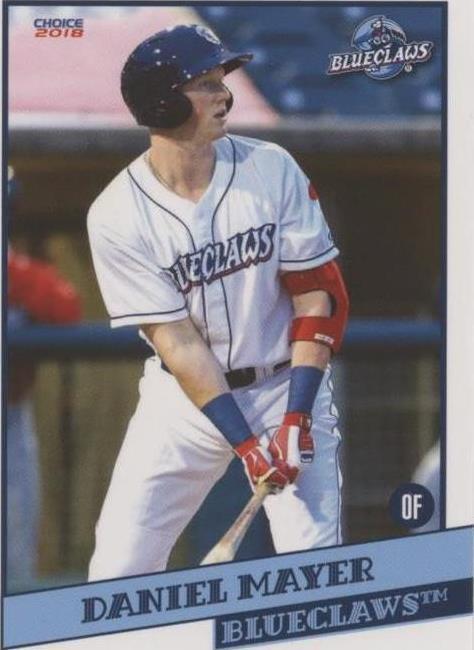 2018 Choice Lakewood Blueclaws - Daniel Mayer #16