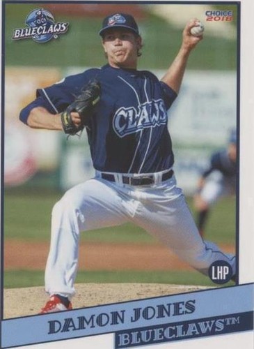 2018 Choice Lakewood Blueclaws - Damon Jones #13