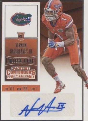 2016 Panini Contenders Draft Picks Vernon Hargreaves III #167